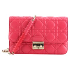 Christian Dior Miss Dior Promenade Pouch Cannage Quilt Lambskin Large