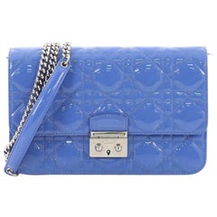 Christian Dior Miss Dior Promenade Pouch Cannage Quilt Patent Large
