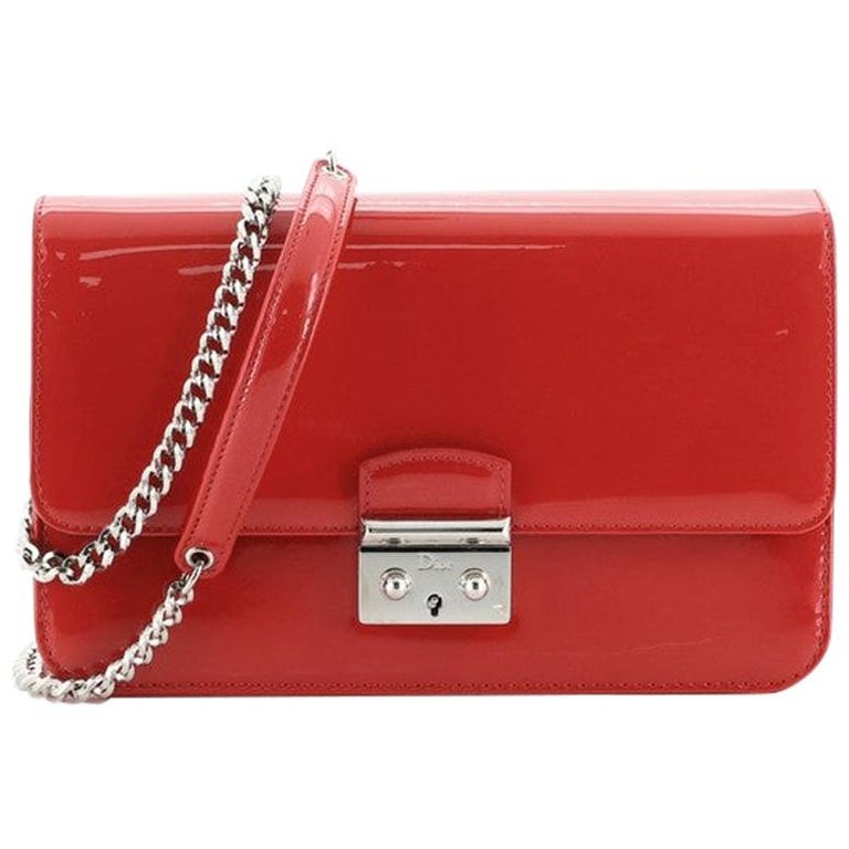 Christian Dior Miss Dior Promenade Pouch Patent Large at 1stDibs