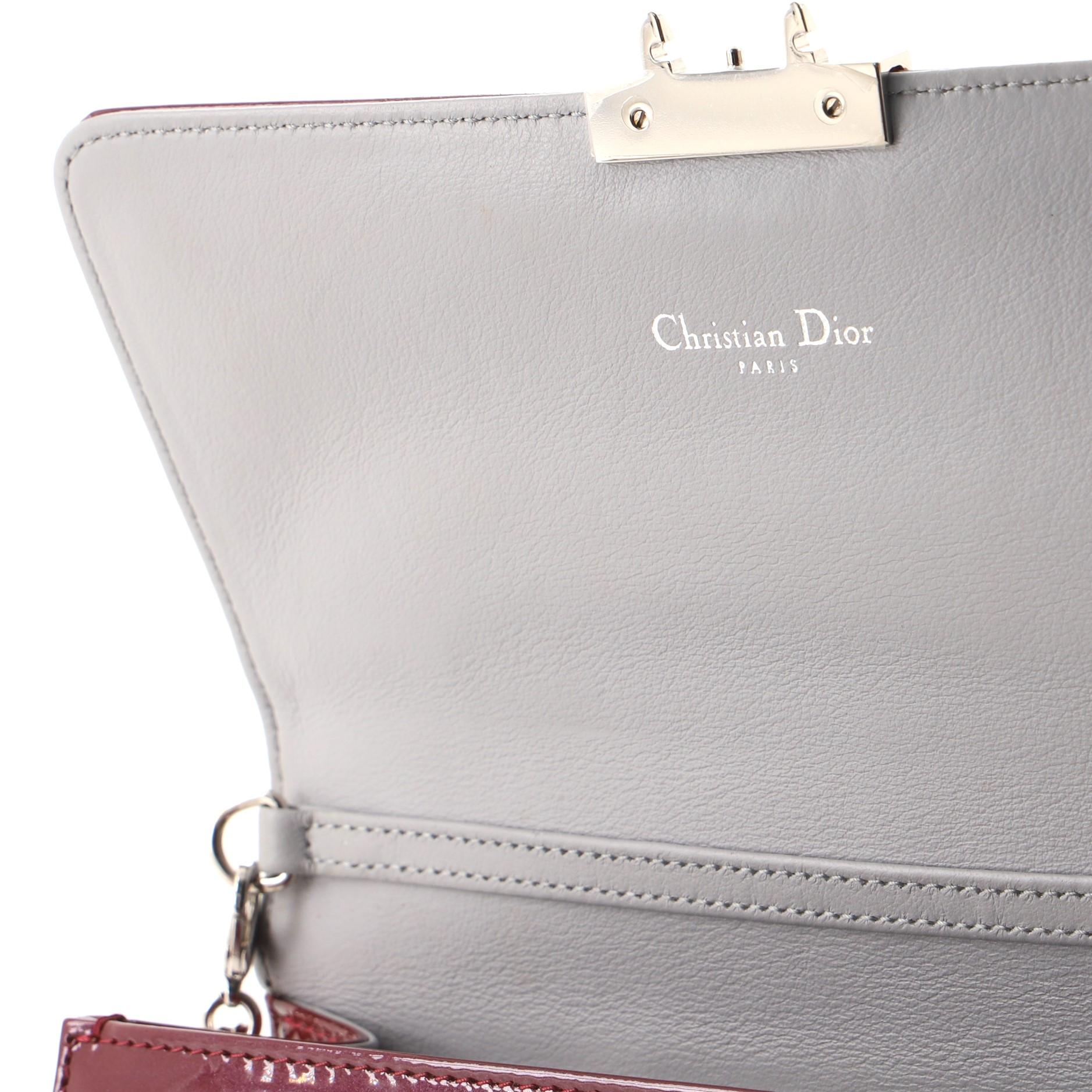 Christian Dior Miss Dior Promenade Wallet on Chain Patent Large 2