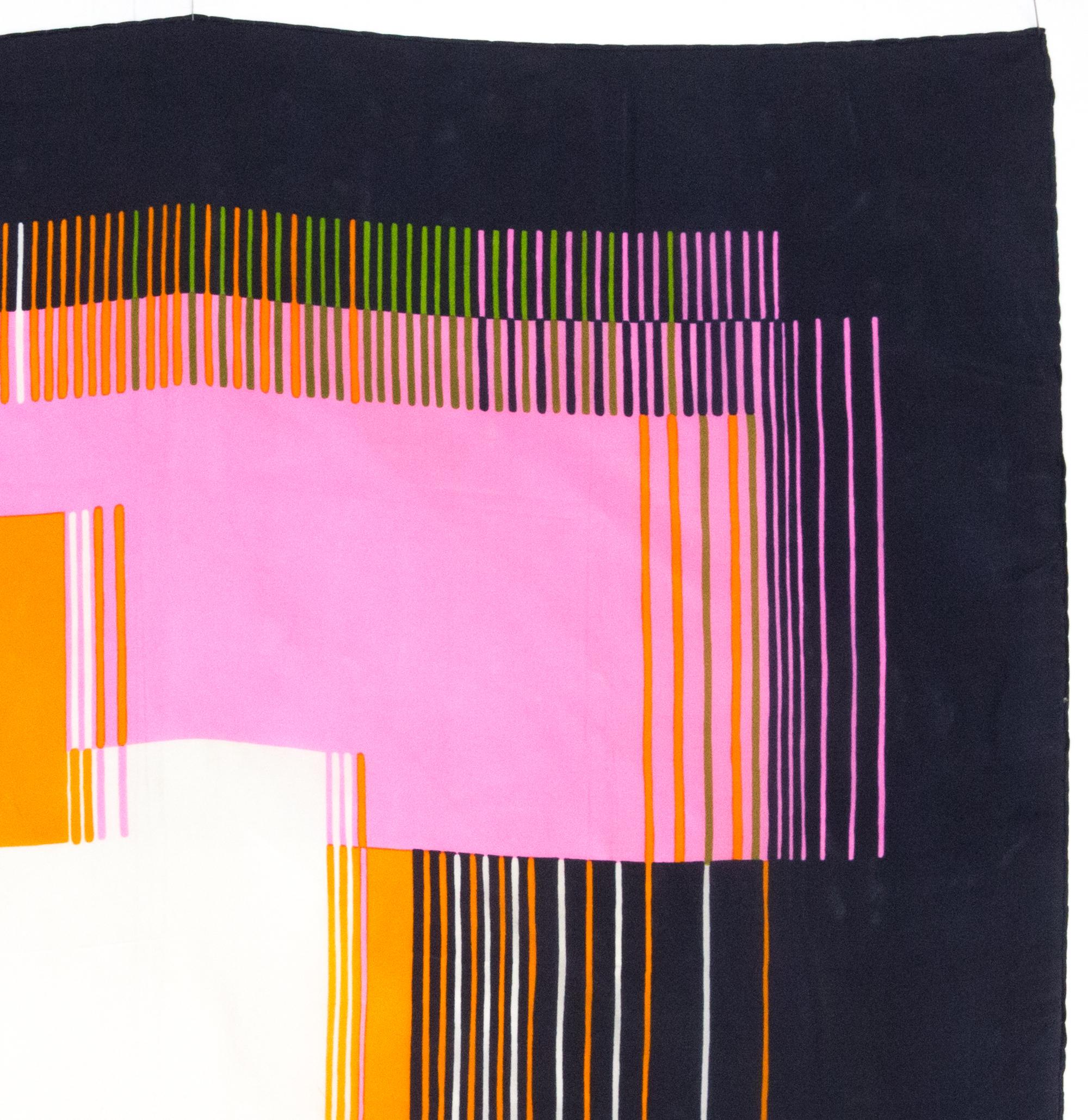 Christian Dior Miss Dior Silk Scarf In Good Condition For Sale In Paris, FR