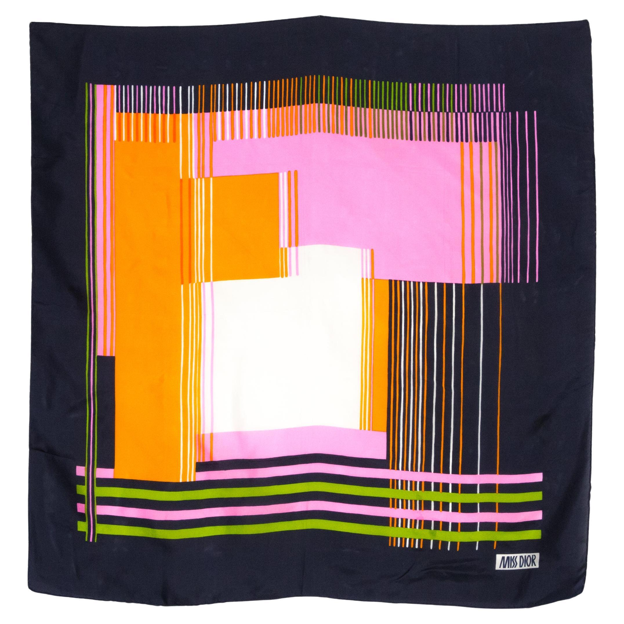 Christian Dior Miss Dior Silk Scarf For Sale