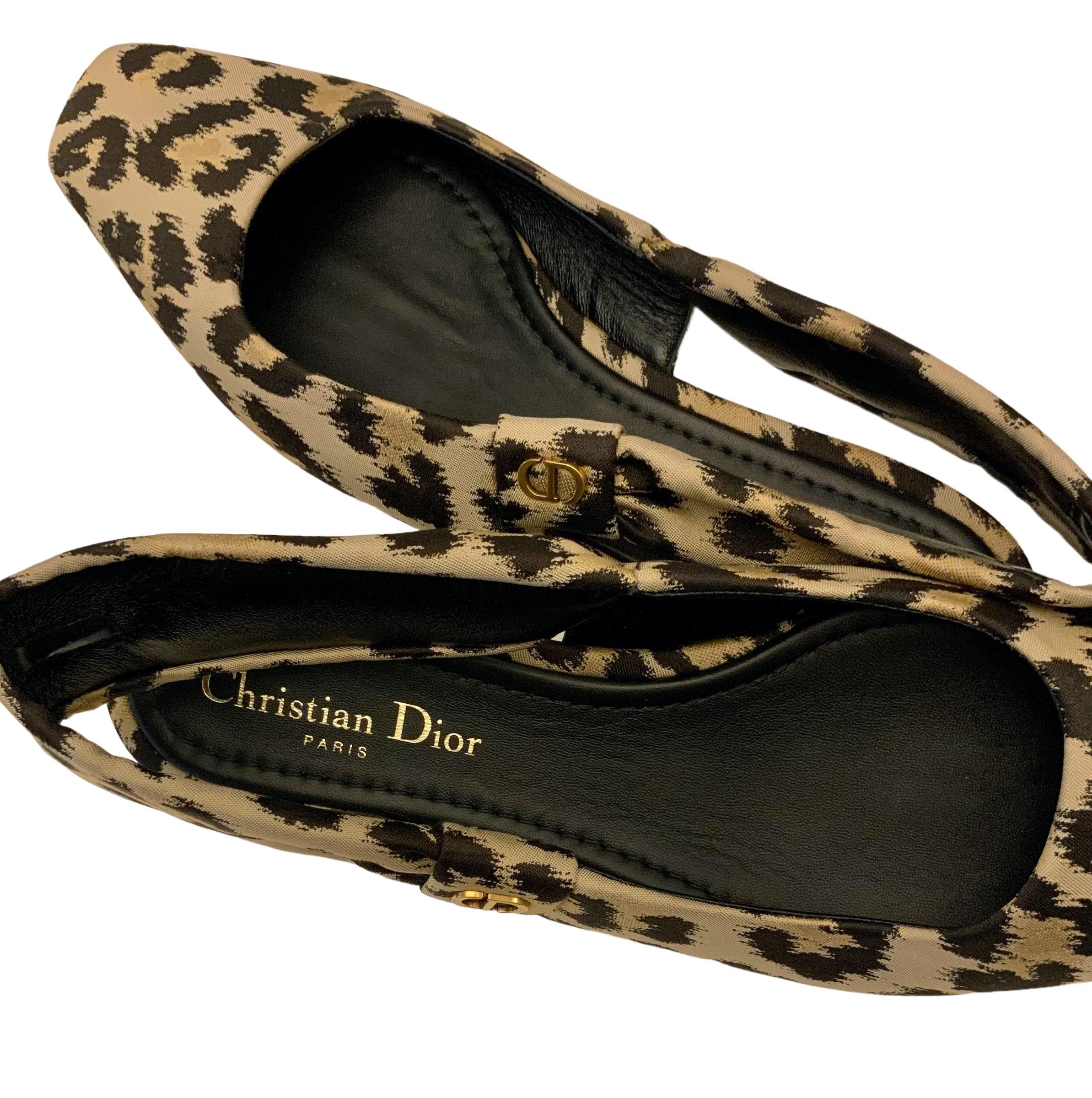 dior slingbacks flats