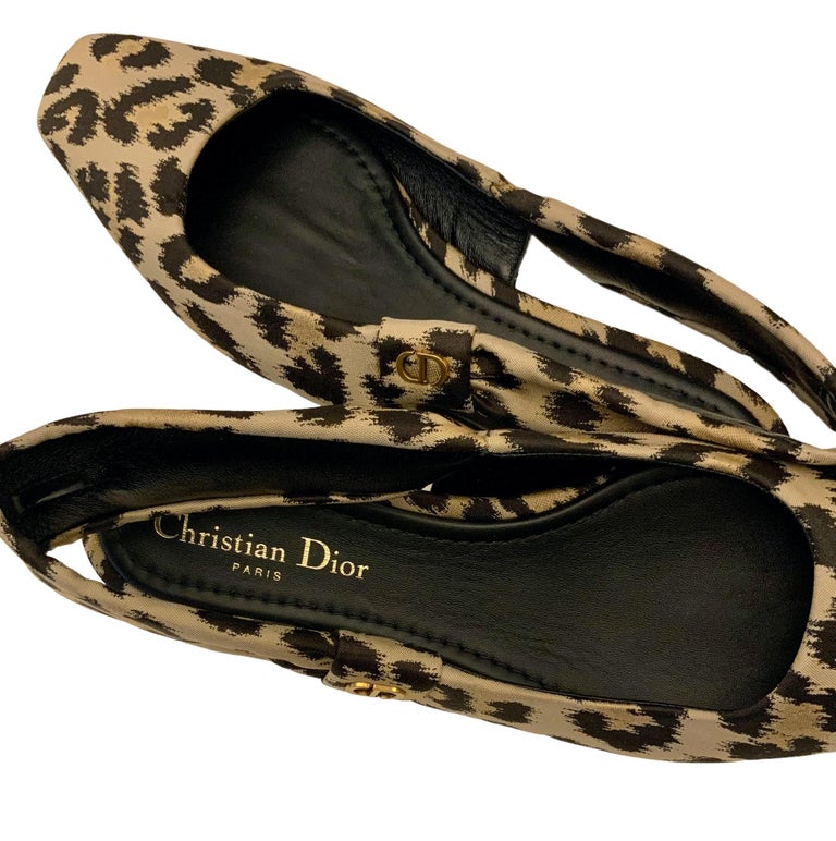 Christian Dior Mizza Slingback Flats at 1stDibs | christian dior