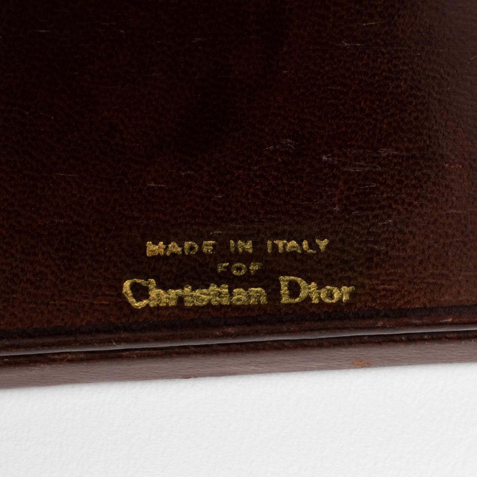 Late 20th Century Christian Dior Modernist Chrome and Brass Picture Frame, 1970s For Sale