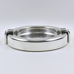 Christian Dior Modernist Silver Plate Large Cigar Ashtray Desk Tidy Catchall
