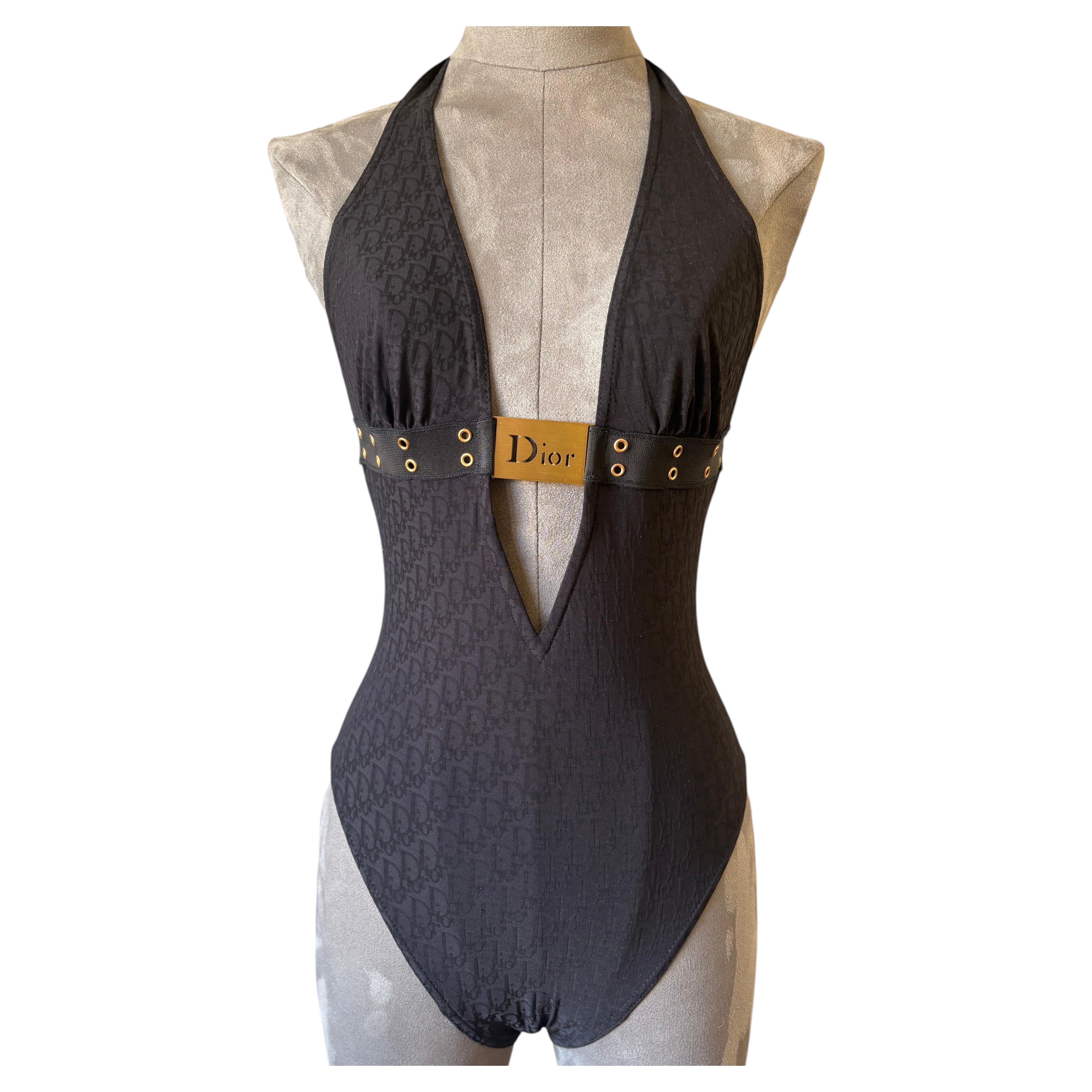 Christian Dior Monogram One-Piece Swimsuit, New With Tags, Made in France