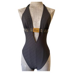 Christian Dior Monogram One-Piece Swimsuit, New With Tags, Made in France