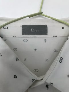 CHRISTIAN DIOR Monogram shirt with CD logo