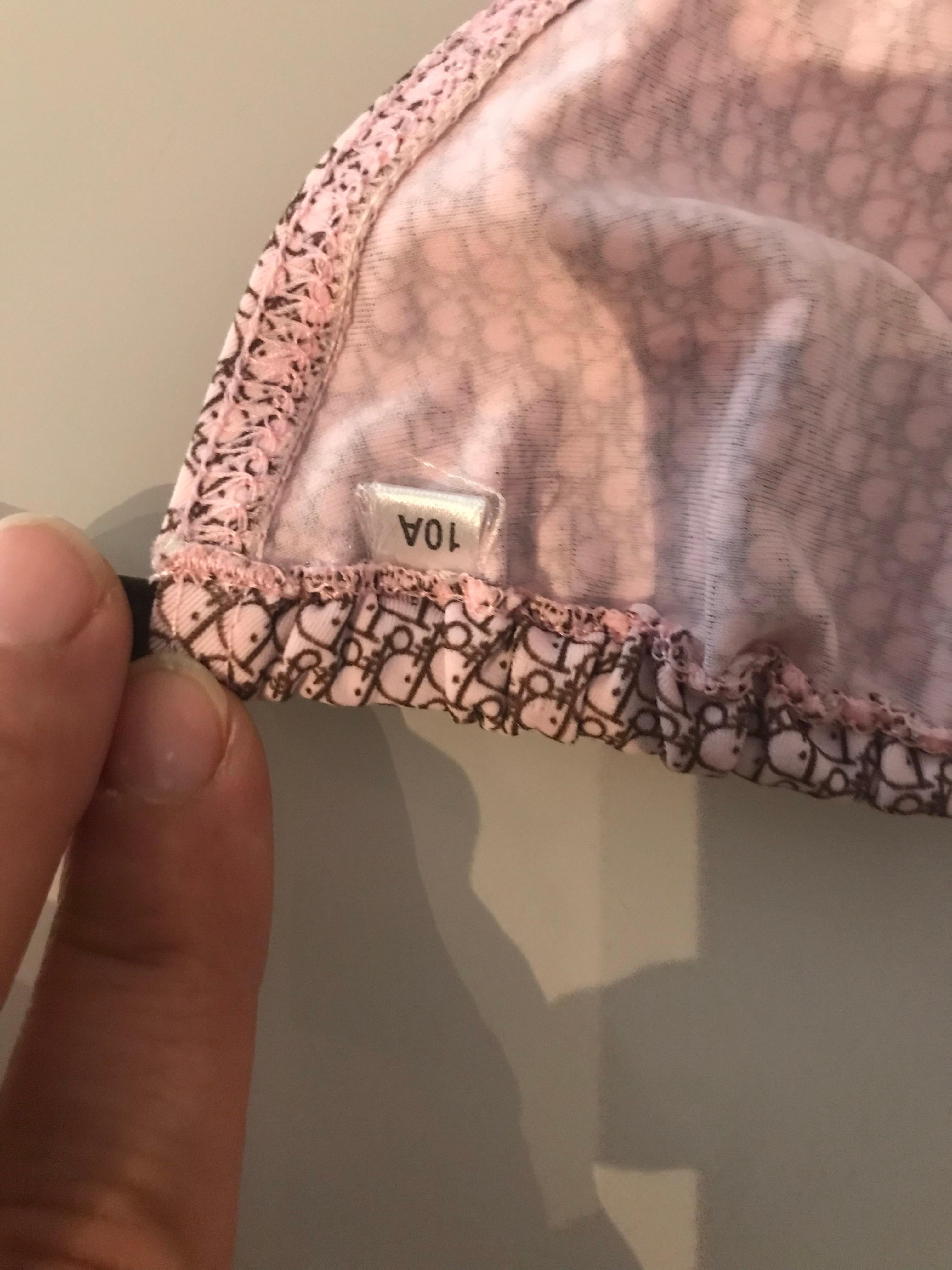 Marrone CHRISTIAN DIOR. Costume da bagno Monogram, nove bambine di 10 anni.... in vendita