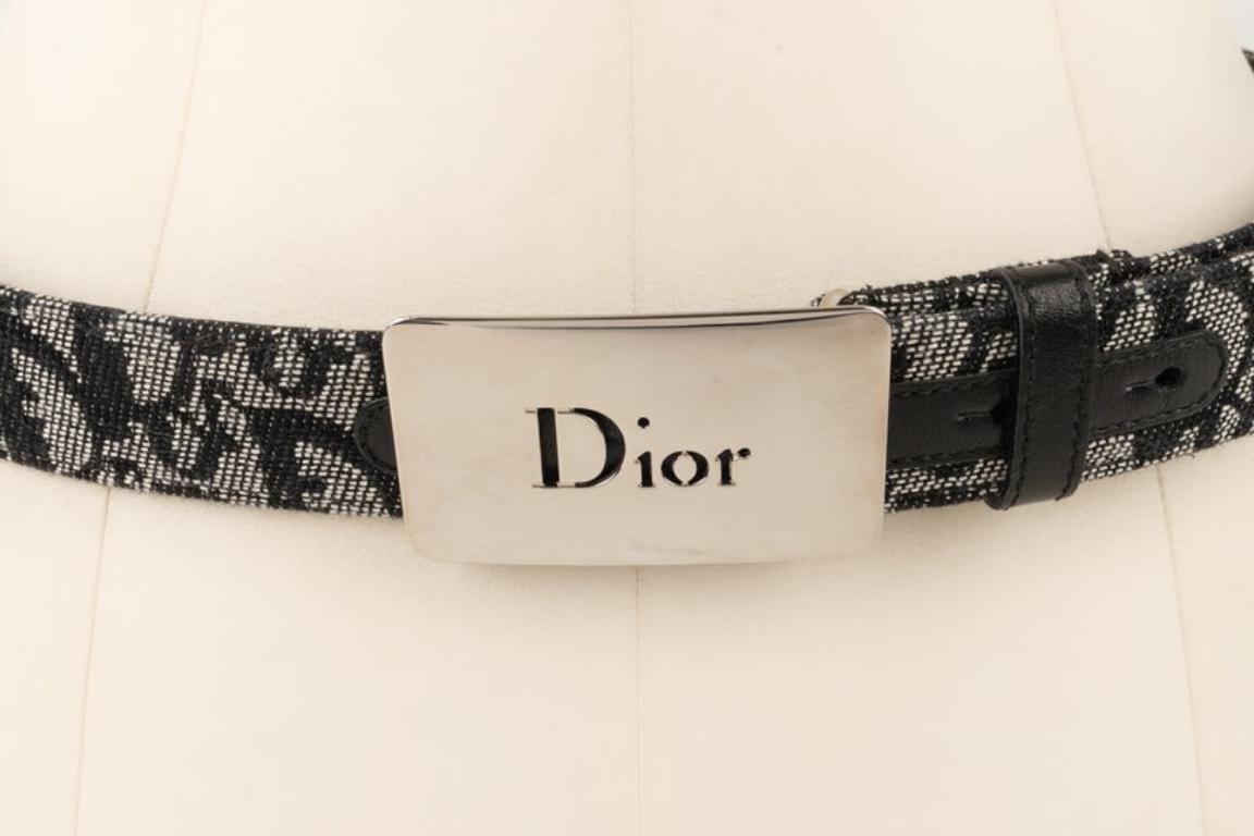 Women's Christian Dior Monogrammed Belt For Sale