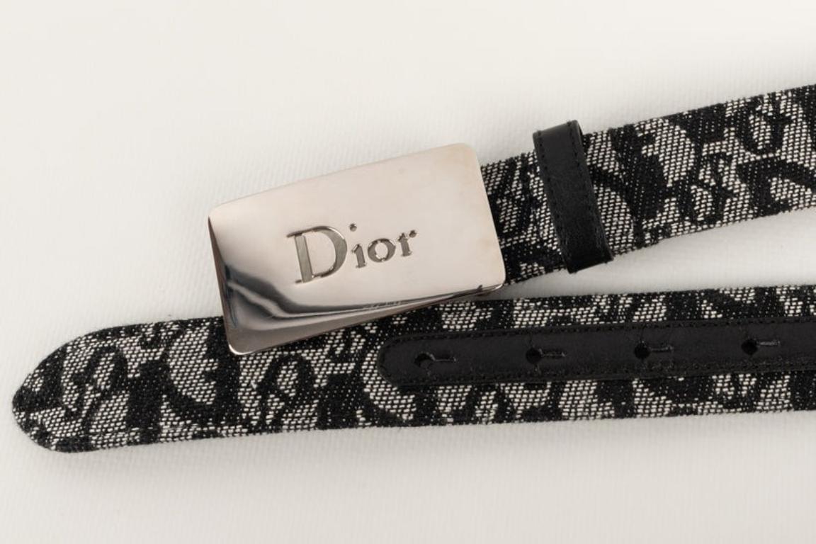 Ceinture monogrammée Christian Dior en vente 1