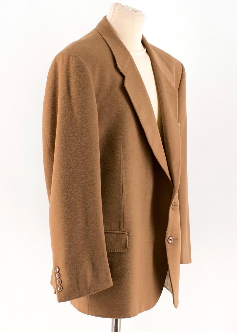 Christian Dior Monsieur Cashmere Single Breasted Blazer XXL at 1stDibs