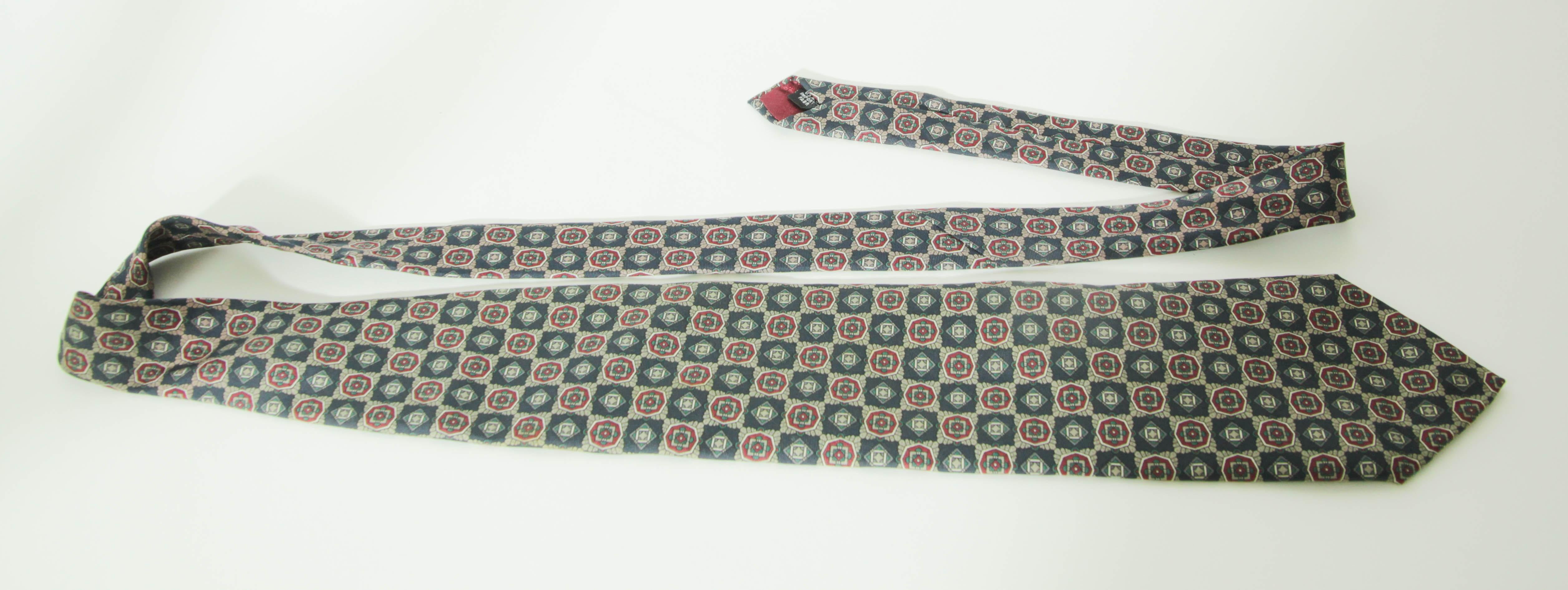 CHRISTIAN DIOR MONSIEUR Silk Neck Tie Cravate For Sale 5