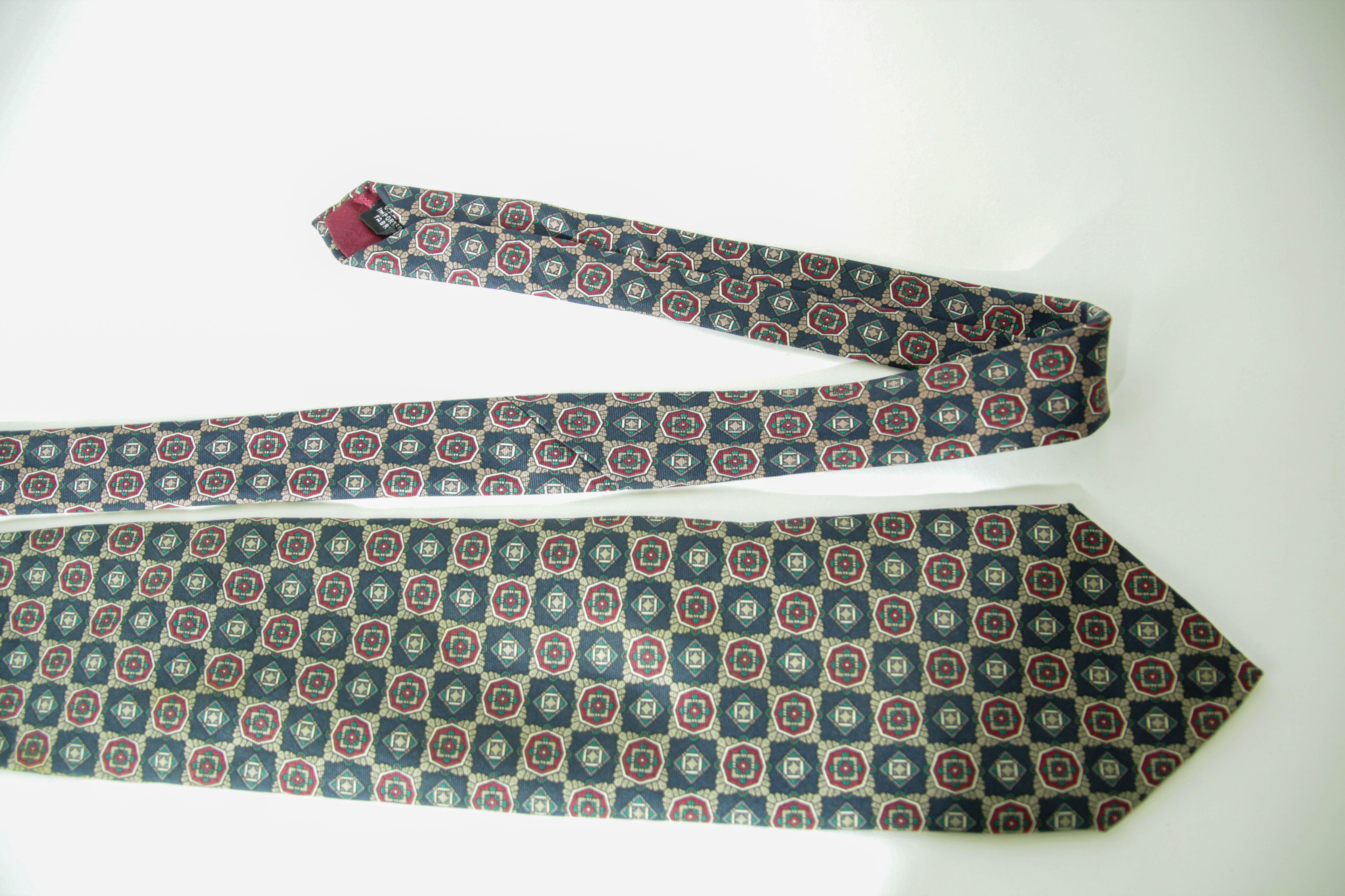 CHRISTIAN DIOR MONSIEUR Silk Neck Tie Cravate For Sale 6