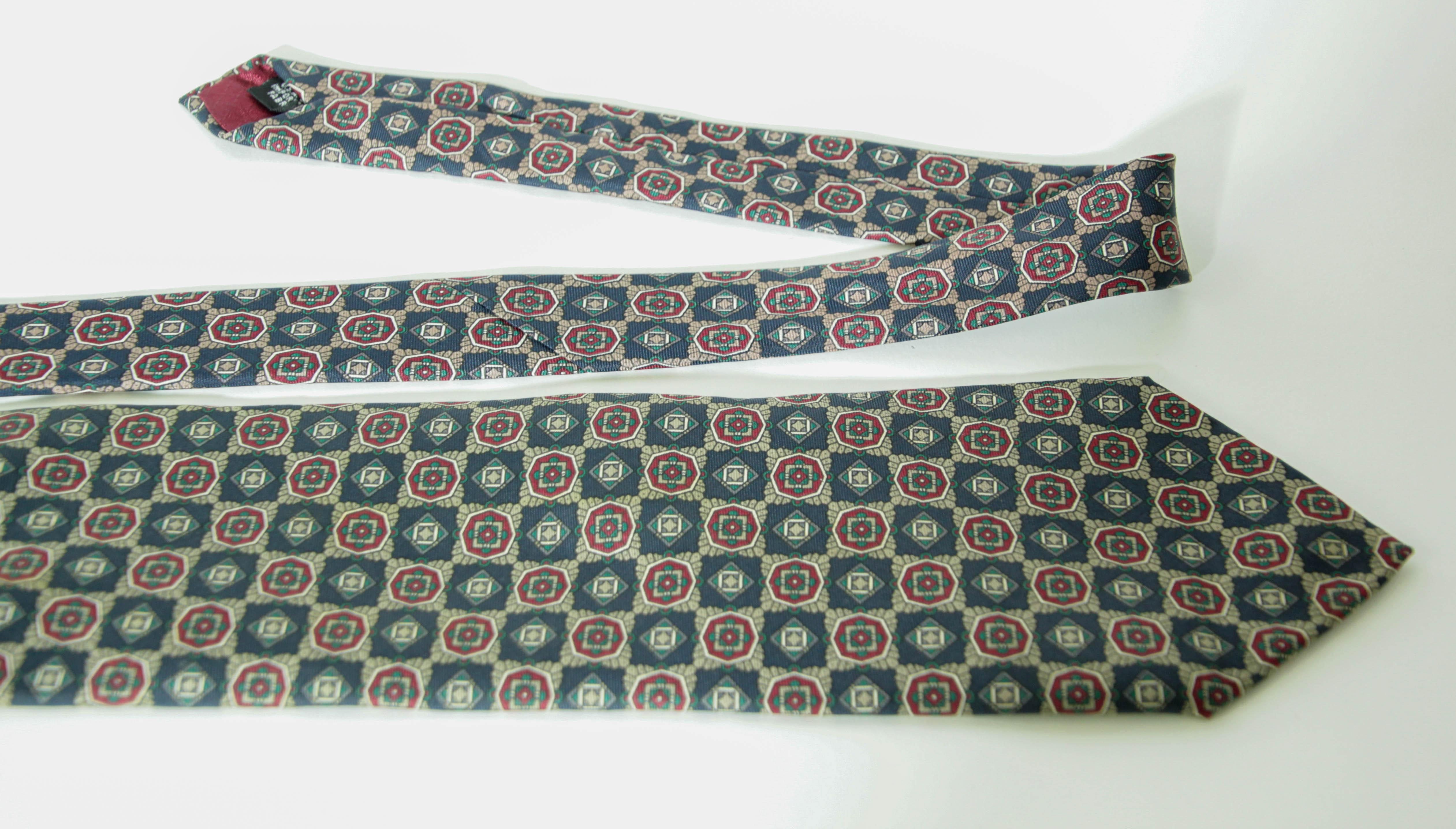 CHRISTIAN DIOR MONSIEUR Silk Neck Tie Cravate For Sale 8