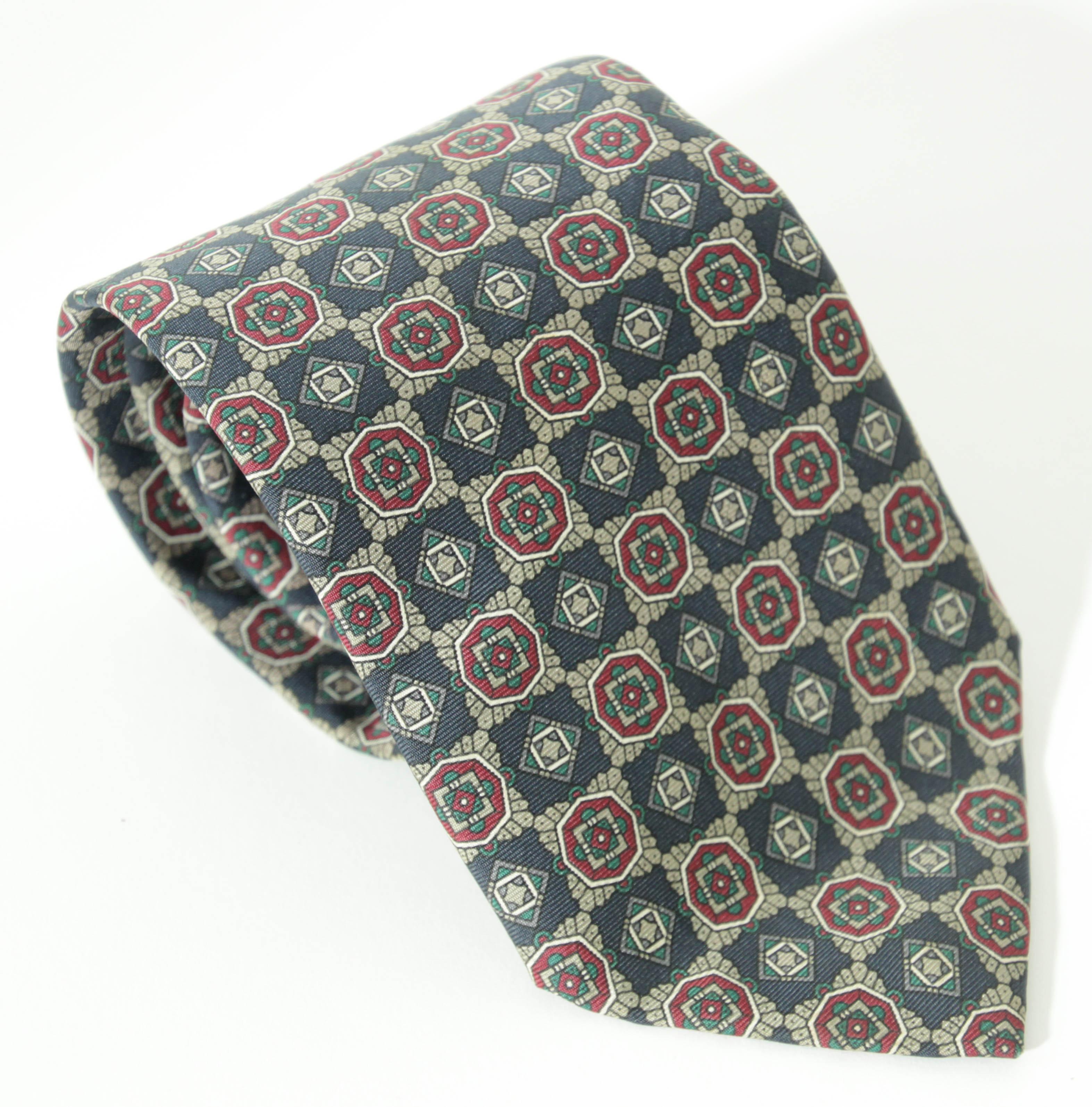 CHRISTIAN DIOR MONSIEUR Silk Neck Tie Cravate For Sale 9
