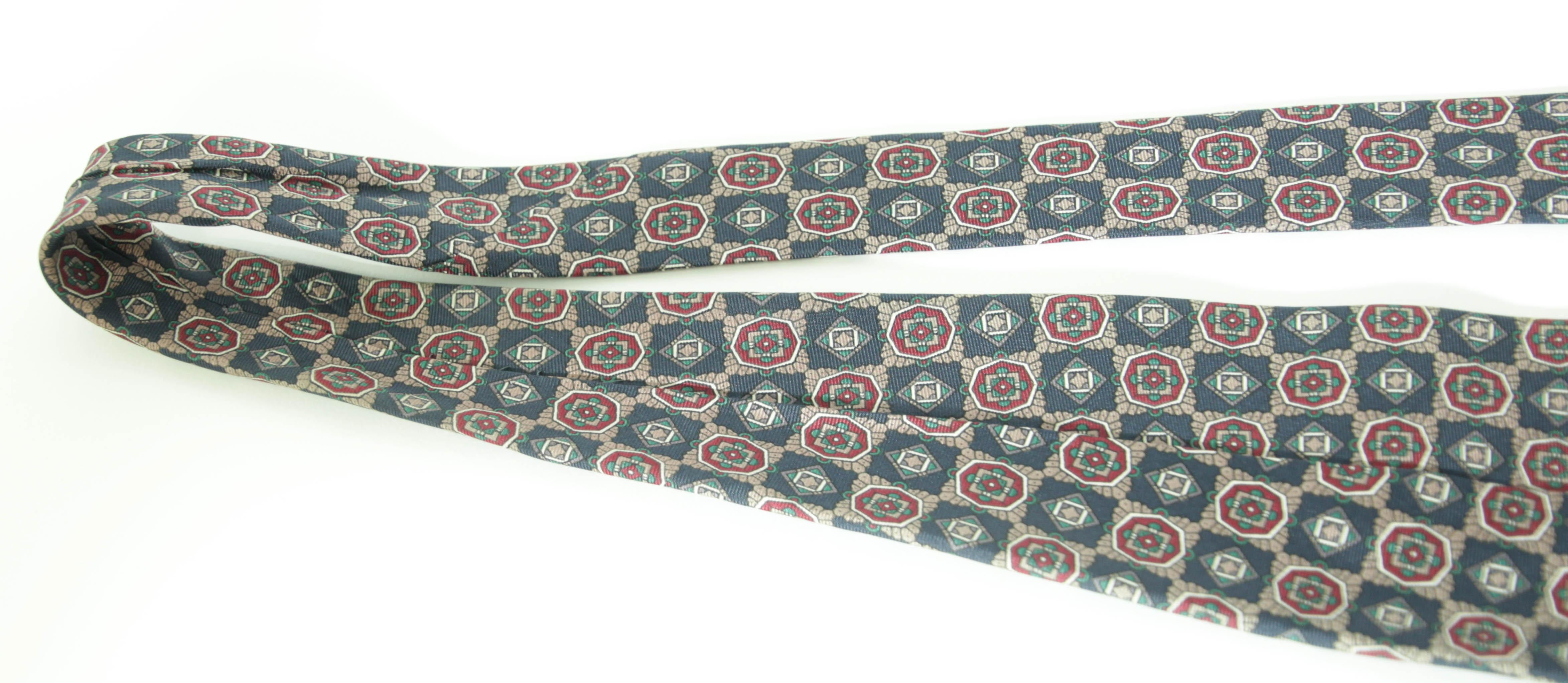 CHRISTIAN DIOR MONSIEUR Silk Neck Tie Cravate For Sale 4