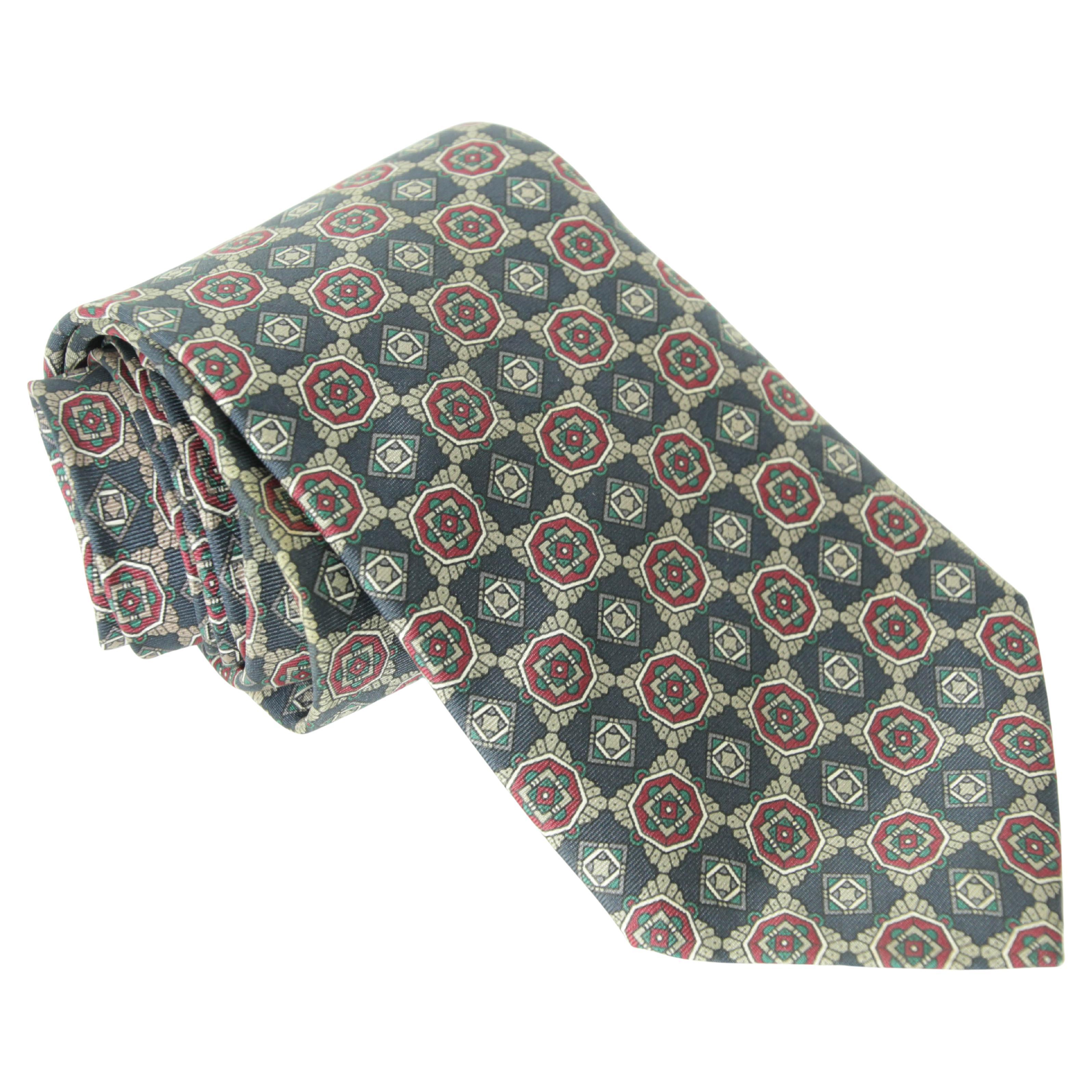 CHRISTIAN DIOR MONSIEUR Silk Neck Tie Cravate For Sale