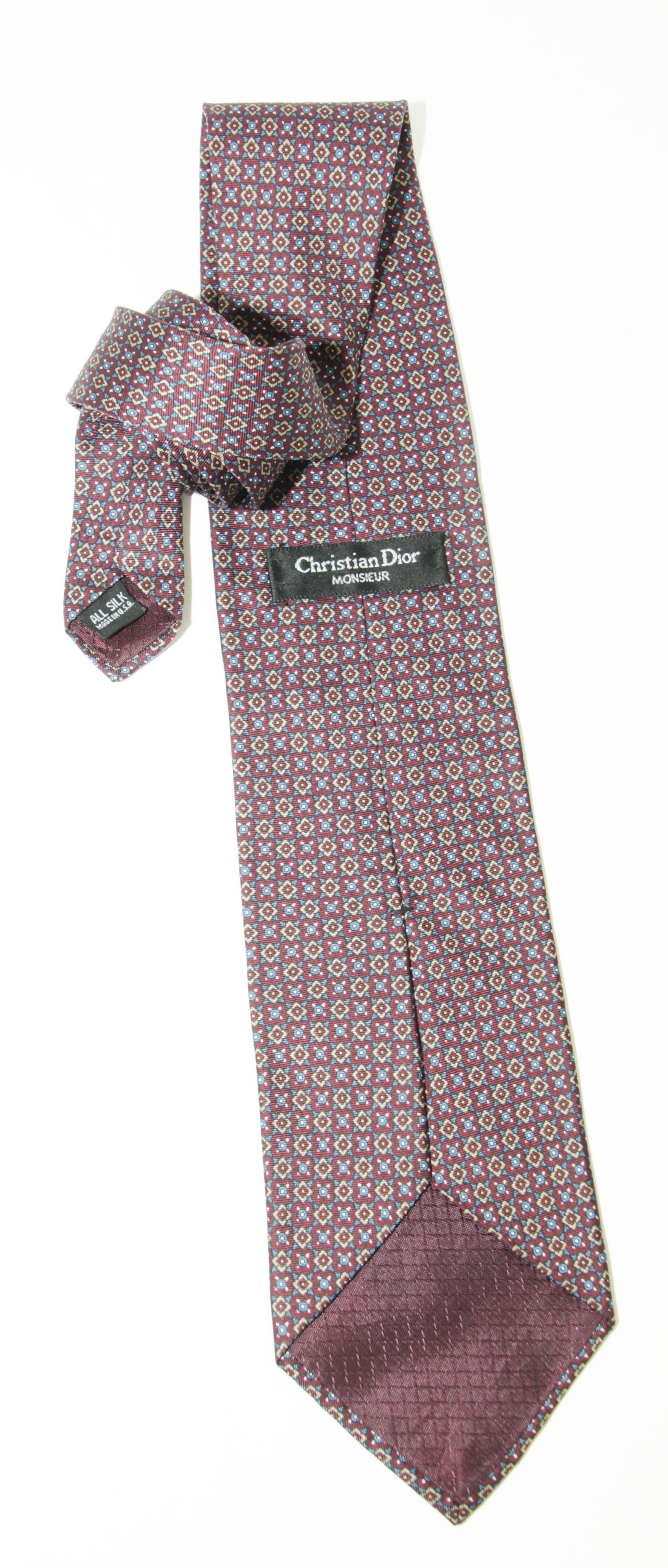 CHRISTIAN DIOR MONSIEUR Krawatte mit Seidenkrawatte im Angebot 1