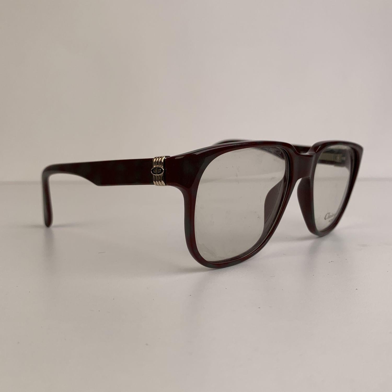 Christian Dior Monsieur Vintage Brown Optyl Frame Mod 2374 In New Condition In Rome, Rome