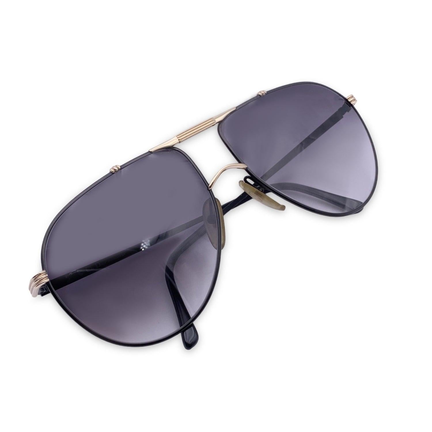 Vintage Christian Dior Monsieur Unisex Sunglasses, 2248 Black. Size: 65/20 135mm. Black metal frame, with CD logo on temples. 100% Total UVA/UVB protection. Grey gradient lenses. Details MATERIAL: Metal COLOR: Black MODEL: 2248 GENDER: Unisex Adults