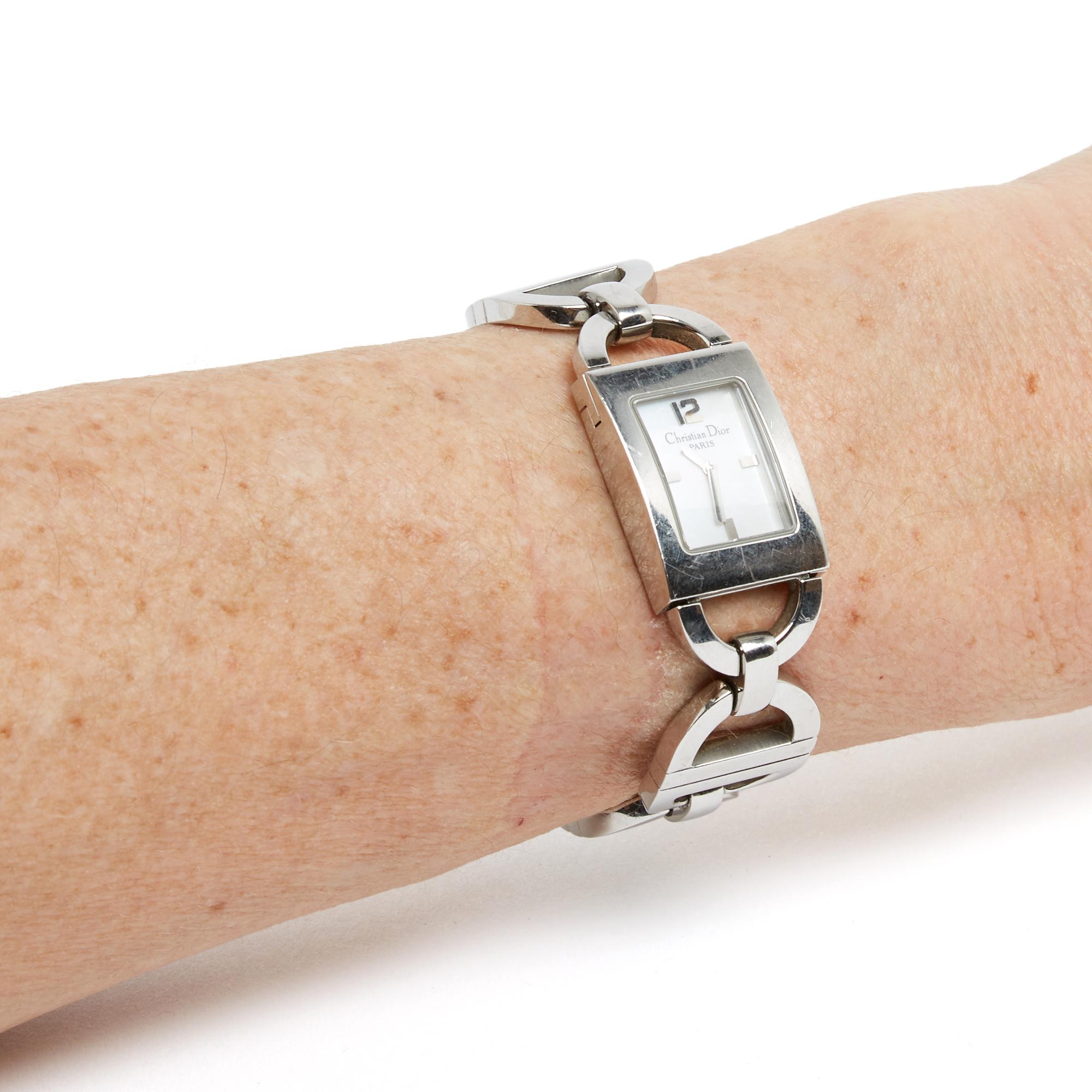 Christian Dior Montre Malice Circa 2005 Malice CD Full Steel Quartz wrist Watch en vente 2