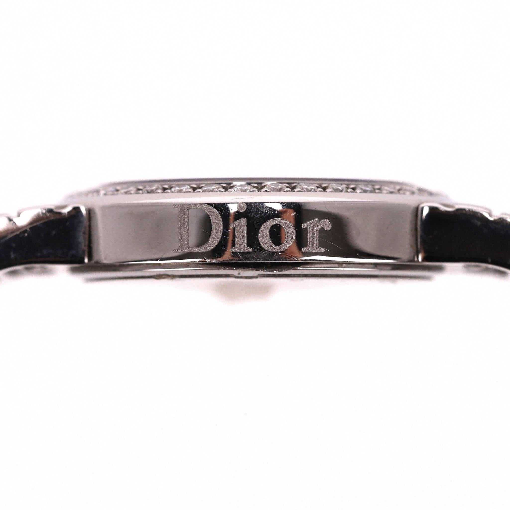 Christian Dior Mother Of Pearl & Diamonds Watch 6