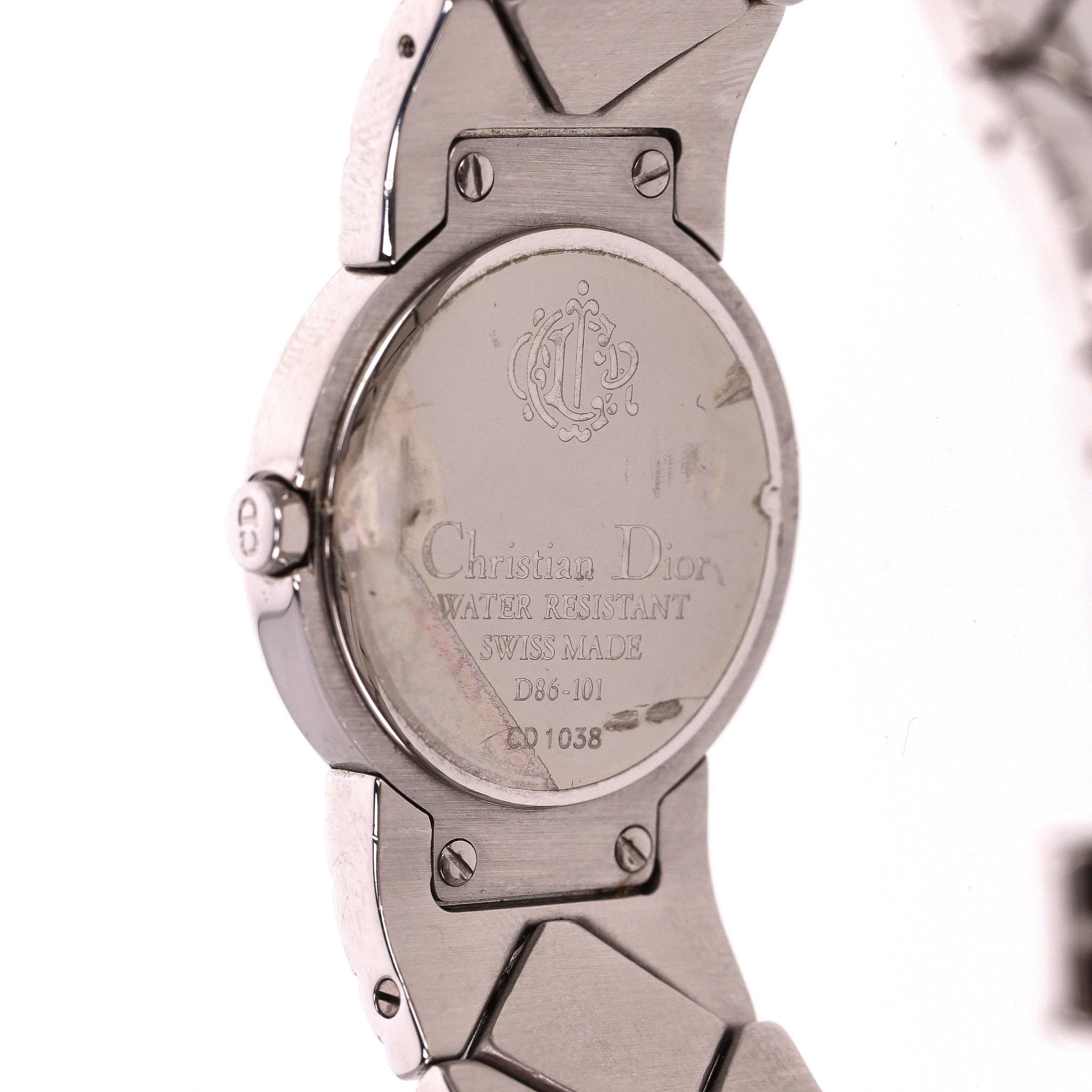 Christian Dior Mother Of Pearl & Diamonds Watch 2