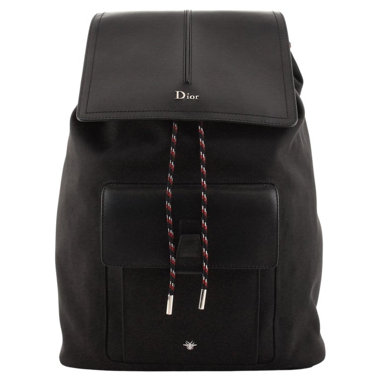 Christian Dior Motion Backpack Nylon and Leather Medium at 1stDibs