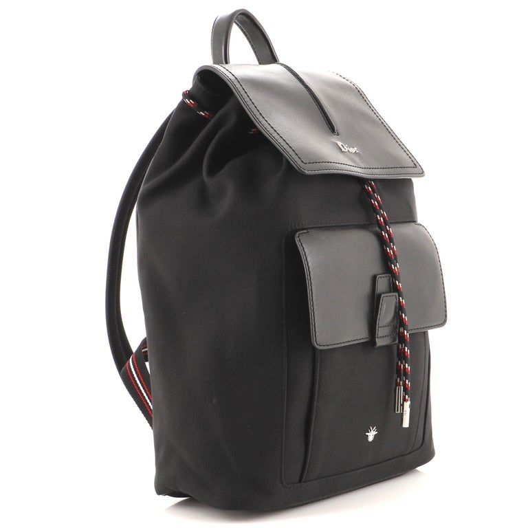 Christian Dior Motion Backpack Nylon and Leather Mini at 1stDibs