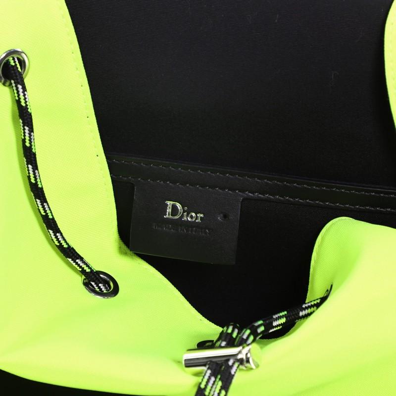 Women's or Men's Christian Dior Motion Rucksack Backpack Nylon and Leather Medium
