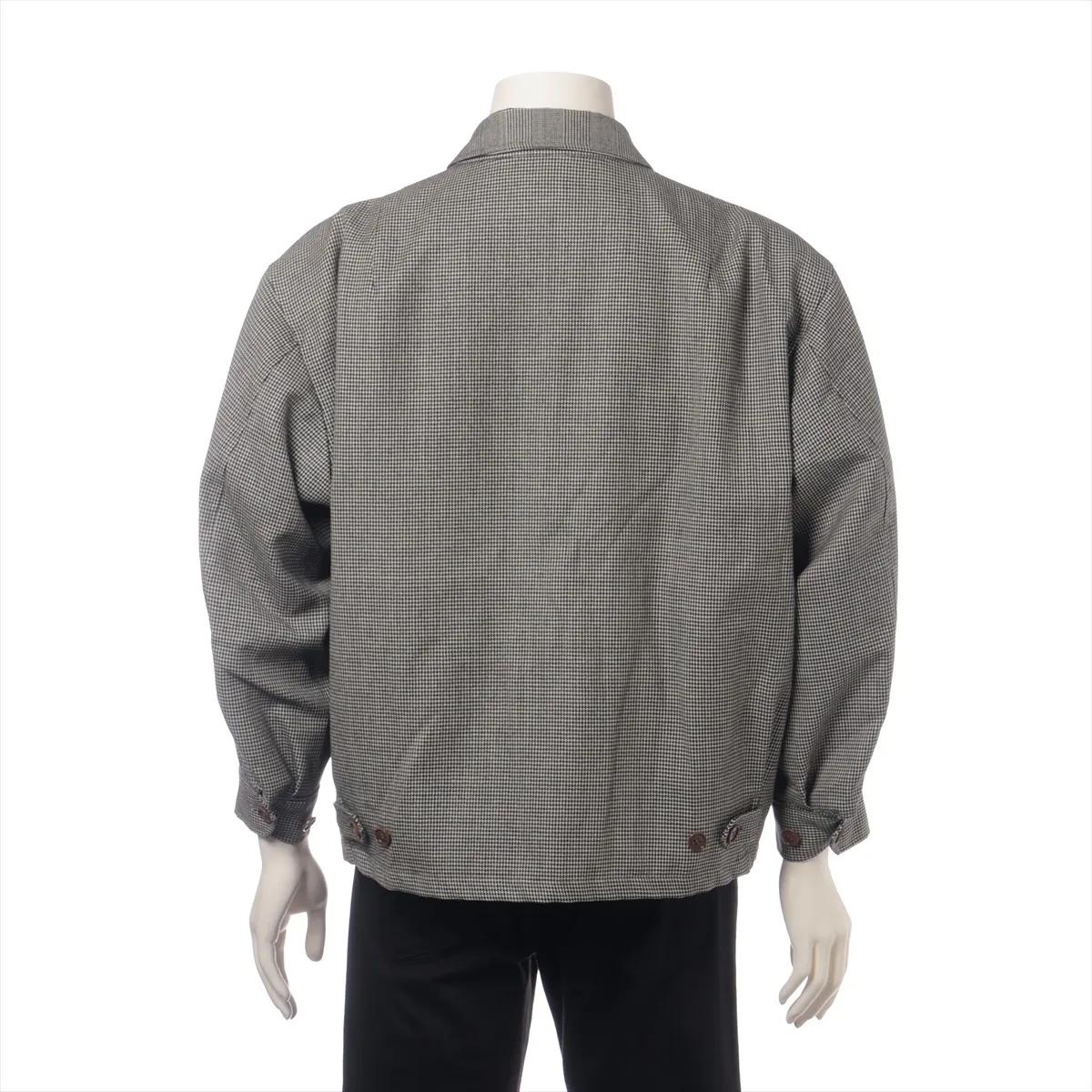 Grigio Christian Dior Mousieur Wool Blouson Gray in vendita