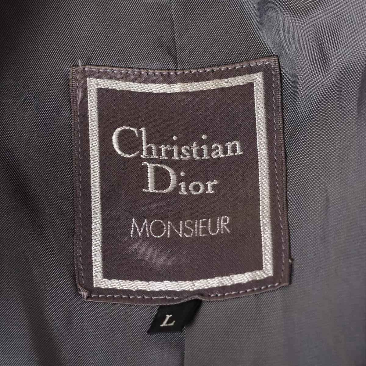 Christian Dior Mousieur Wool Blouson Gray in vendita 2