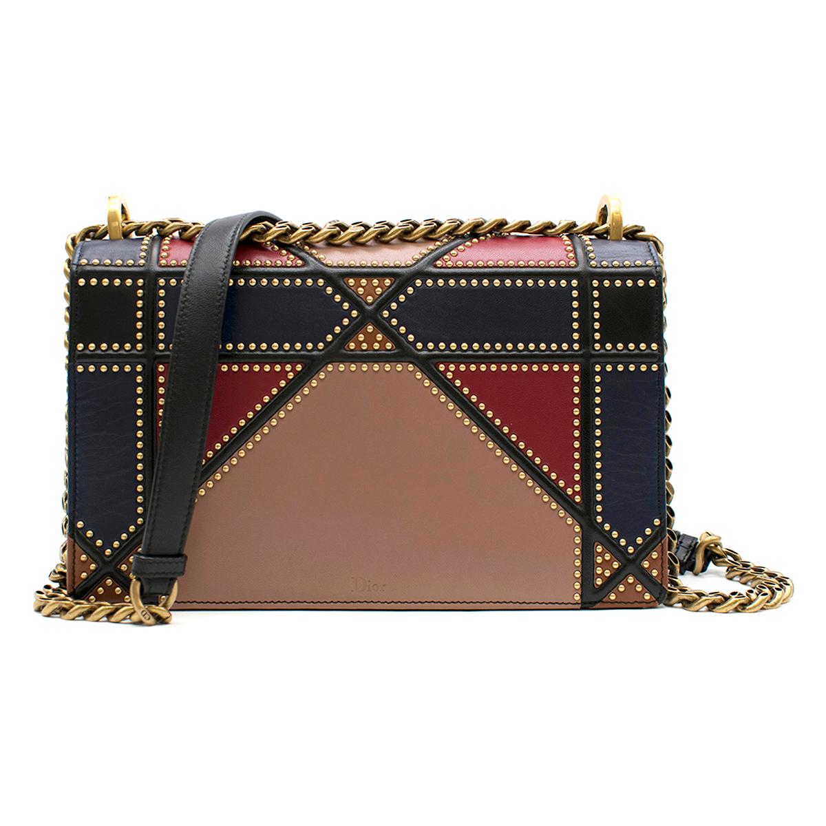 diorama bag in multi-coloured patchwork