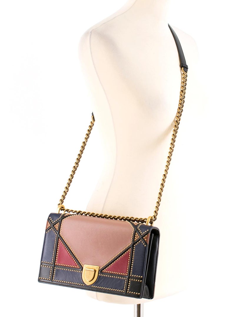 Christian Dior Multi-coloured Patchwork Diorama Bag - New Season at ...