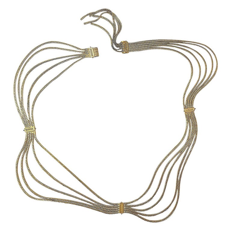 Christian Dior Multi-Strain Gold Tone Rope Chain belt For Sale at 1stDibs |  dior strain, dior chain belt, christian dior strain