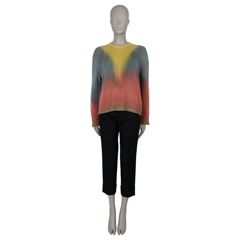 CHRISTIAN DIOR multicolor cashmere 2020 DIORAURA Sweater 36 XS For
