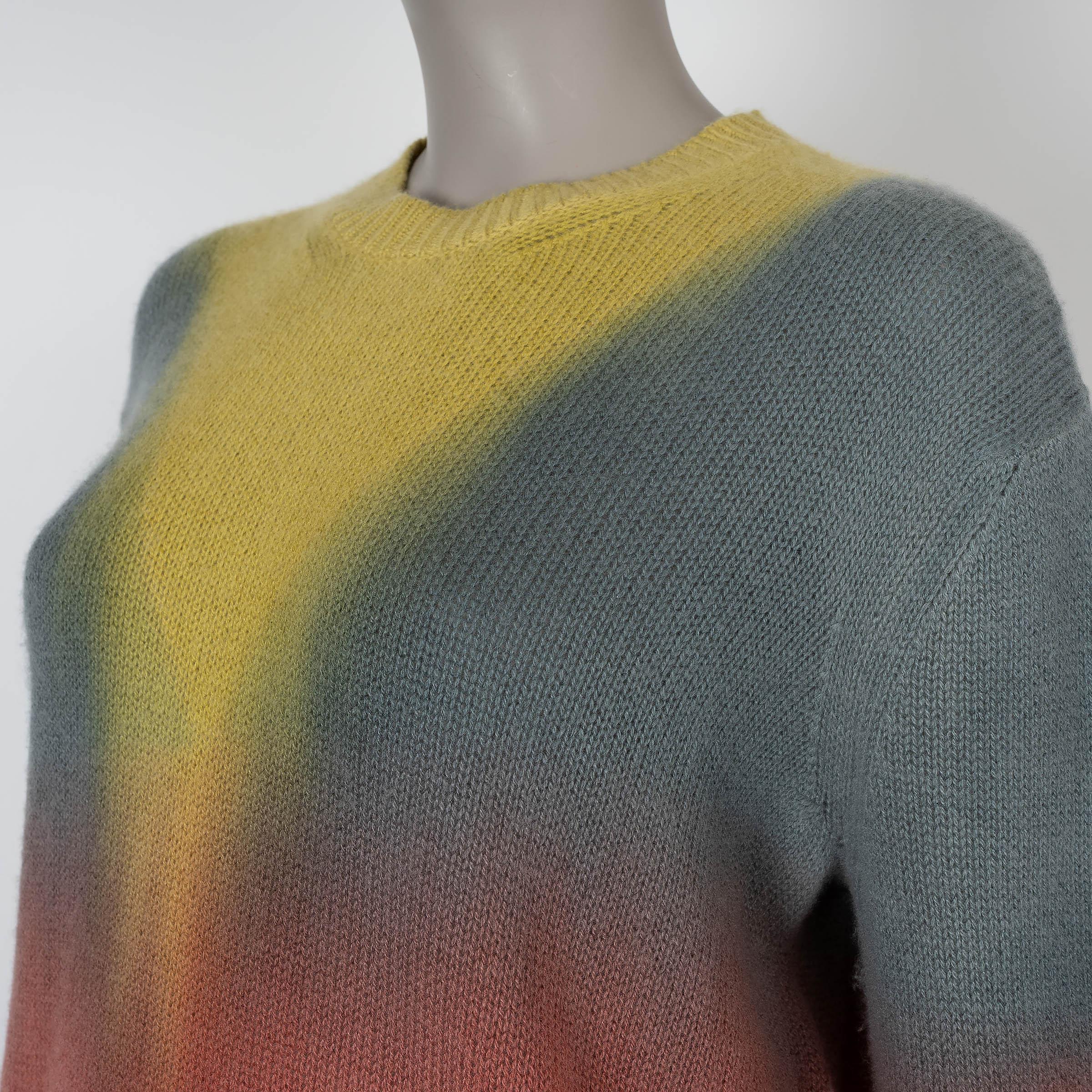 CHRISTIAN DIOR Mehrfarbiger Kaschmirpullover 2020 DIORAURA 36 XS im Angebot 1