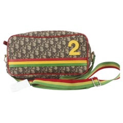 Christian Dior Mehrfarbige Rasta Umhängetasche