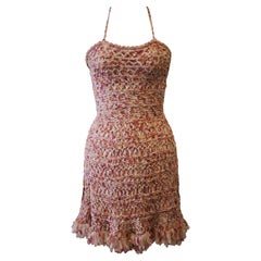 Christian Dior multicoloured silk dress