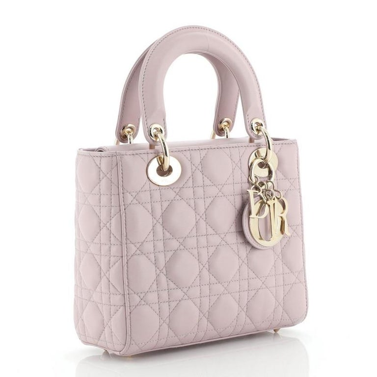 Christian Dior Red Cannage Quilted Lambskin Leather My ABCDior Lady Bag -  Yoogi's Closet