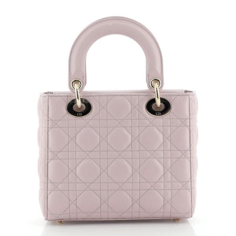 Christian Dior My Abcdior Lady Dior Bag Cannage Quilt Lambskin At 1stdibs
