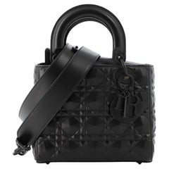 Christian Dior My ABCDior Lady Dior Bag Diamond Motif Cannage Calfskin Small