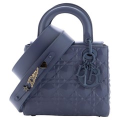 Christian Dior My ABCDior Lady Dior Bag Diamond Motif Cannage Calfskin Small