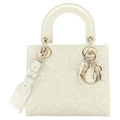 Sac Christian Dior My ABCDior Lady Dior en cuir d'agneau brodé cannage matelassé