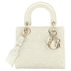 Christian Dior My ABCDior Lady Dior Tasche aus besticktem Cannage- gestepptem Lammfell