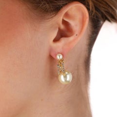 Christian Dior My ABCDior Tribales Faux Pearl & Crystal 'N' Single Earring
