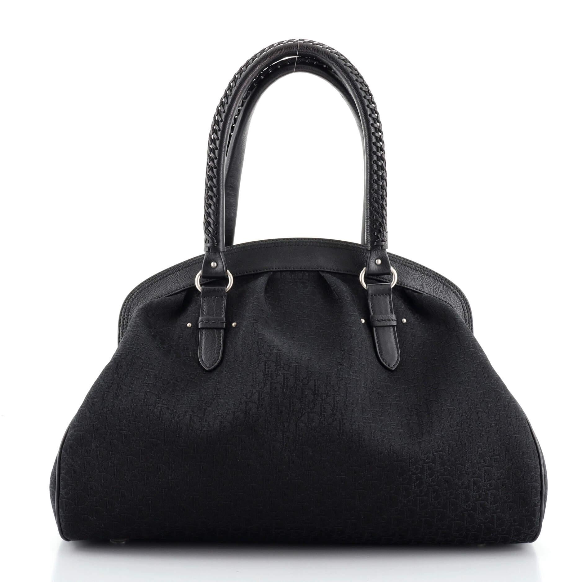 Christian Dior My Dior Tasche Umhängetasche Diorissimo Segeltuch groß im Zustand „Gut“ in NY, NY