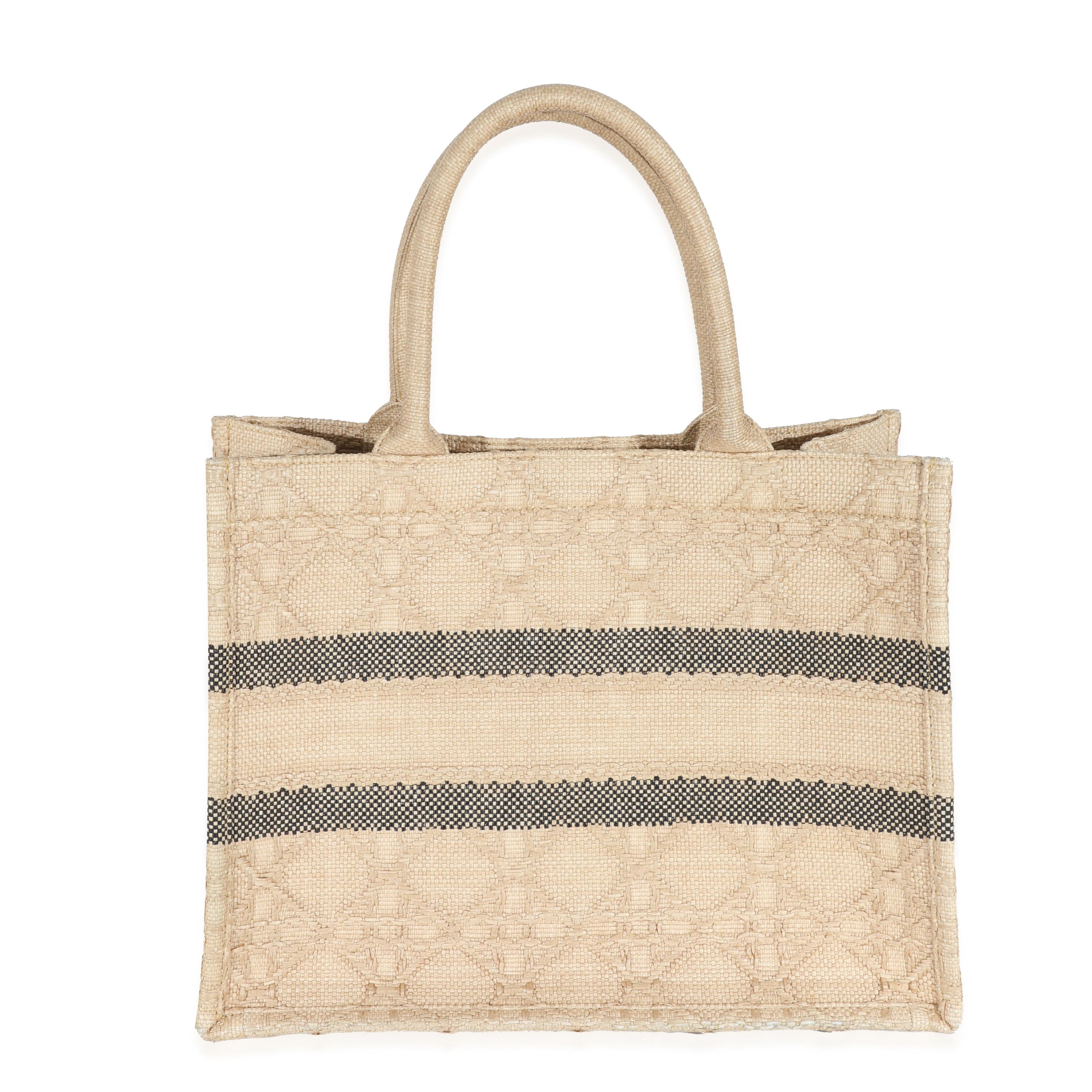 Listing Title: Christian Dior Natural Cannage Raffia Medium Book Tote
SKU: 130136
MSRP: 3700.00
Condition: Pre-owned 
Condition Description: The Dior Book tote combines practicality with impeccable style. Embroidered throughout for a look